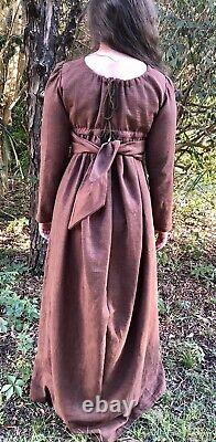 Bridgerton Jane Austen Regency Emma Dress Gown. Handmade. Pride & Prejudice