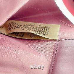 Burberry Suede Leather Bow Peyton Wristlet Crossbody Clutch Dusty Rose Org $795