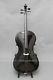 CLASSIC 1/2 SIZE Black CELLO HANDMADE QUALITY WITH AND BOW AND ROSIN