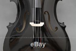CLASSIC 1/2 SIZE Black CELLO HANDMADE QUALITY WITH AND BOW AND ROSIN