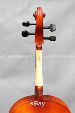 CLASSIC 1/2 SIZE Brown CELLO HANDMADE QUALITY WITH AND BOW AND ROSIN