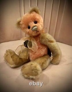 Charlie Bear Pomegranate Excellent Condition Retired Tags & Bag Pink LTD ED Rare