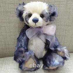Charlie Bear'samantha' 2010, Purple/white, Tags, Sort After, Global Shipping