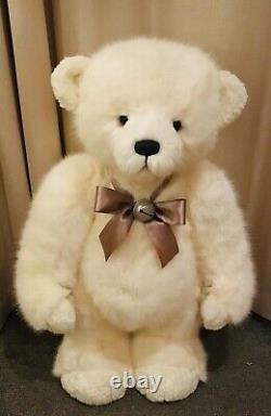 Charlie Bears Anniversary McKinley Bear Plush Excellent Condition Tags White
