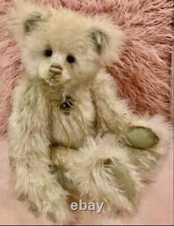 Charlie Bears Dempsey Mohair Bear Tags & Bag Excellent Condition Retired