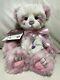 Charlie Bears Kay panda teddy Bear pink & white Secret Collection 11 2019 Tag