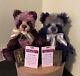Charlie Bears Mr Little & Little Miss Tags & Bags. 250 Made Worldwide