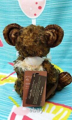 Charlie Bears Tidy With Tag, Certificate & Bag, Mohair, Mouse, Retired, 10 Stand/sit