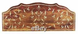 Chevrier Traditional Bow Front Bone Inlay Sideboard Medium Brown