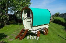 Children's Hand Made Bespoke Bow Top Gypsy Caravan Play House