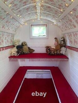 Children's Hand Made Bow Top Gypsy Caravan Play House
