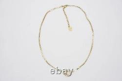 Christian Dior Vintage 1970s Oval White Pearl Swarovski Crystals Necklace, Gold
