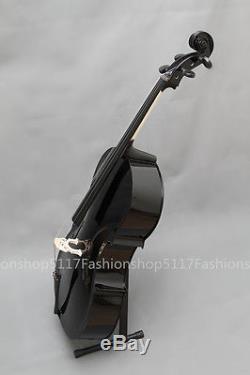 Classic 1/4 Size Black Cello Handmade Quality With And Bow And Rosin