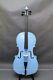 Classic 3/4 Size Blue Cello Handmade Quality With And Bow And Rosin