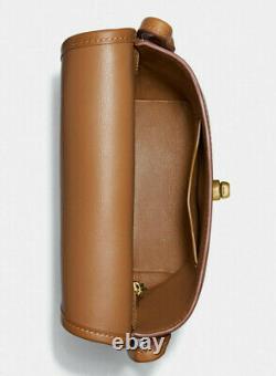 Coach turnlock Pouch Leather Crossbody NWT Brown 2905