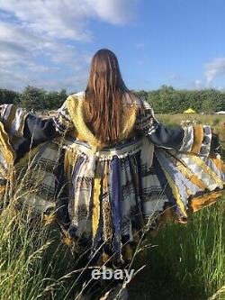 Coat, Hippie, Boho, Pixie, Ethnic, One Off, Up Cycled, Re Cycled, Festival, Hand Made