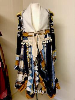 Coat, Hippie, Boho, Pixie, Ethnic, One Off, Up Cycled, Re Cycled, Festival, Hand Made