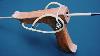 Coolest Wild Horse Double Rollers Sling Bow Wooden Diy