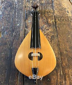 Cretan Lyra from maple and cedar with bow and case handmade