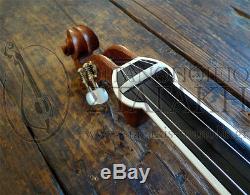 Cretan lyra (Walnut-Cedar Lebanon) professional with bow and case handmade