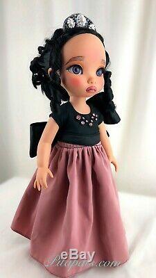 Custom Disney Animator Doll Pocahontas in big bow pink princess dress