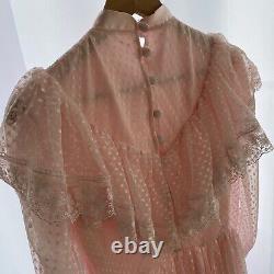 Custom Dress Made Using Gunne Sax Vintage Sewing Pattern Cottagecore 70s Style