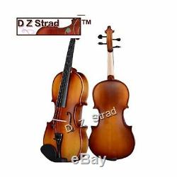 D Z Strad 505 Violin Model 100 Solid Wood 3/4 Case Bow Rosin 3/4 Size Handmade
