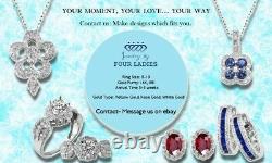 Diamond Freeform Women's Fashion Ring Solid 18K WHITE GOLD 0.11CT Fine Jewelry