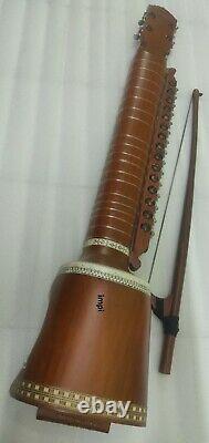 Dilruba highly professional concert quality hand made with bow wi. Fiber box