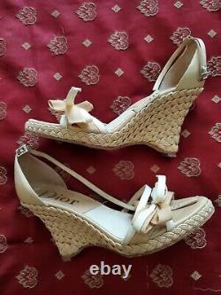 Dior Women's Wedge Sandals Size 8 (EU 38)