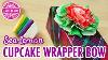 Diy Cupcake Wrapper Gift Bow With Sea Lemon Hgtv Handmade