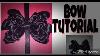 Diy Easy Ribbion Bow Tutorial Easy Ribbon Bow How To Make Handmade Bow Quality World