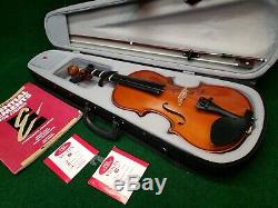 Dominquez Handmade European Violin 4/4 with Case & Bow & extras