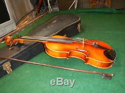 E. R. Pfretzschner 4/4 Violin bow hardshell case 1966 handmade copy of Strat ROTH