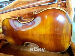 E. R. Pfretzschner 4/4 Violin bow hardshell case 1972 handmade copy of Strat ROTH