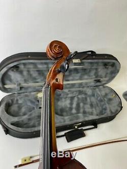 EUN MA Musical Instruments EM Violin W Case & Bow Size1/2 Hand Made