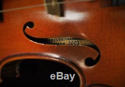 Ernst Heinrich Roth 4/4 Bubenreuth Markneukirchen Handmade Violin, Bow & Case