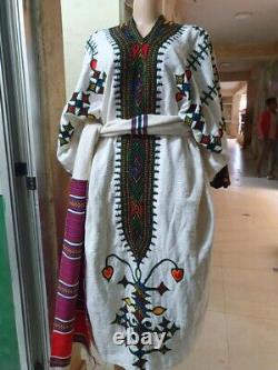 Ethiopian Dress Gonder Habesha Kemis Traditional Women's Clothes