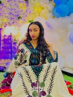 Ethiopian Dress Habesha Kemis Traditional Women's Clothes