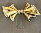 Exquisite Adler Bow Brooch. Solid 14ct Gold. Set With 2.8 Ct Natural Diamonds