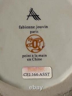 FREE 2 DAY SHIP! RARE Beautiful Fabienne Jouvin Porcelain Bow-Tie Plate / Bowl