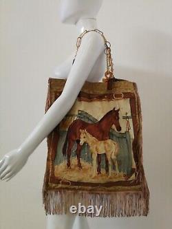 Fashion original accessories handle iconic shoulder bag vintage brand horse bid