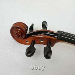 Full Size Handmade Violin With Oblong Case and Bow Solid Carved Spruce Top Flame