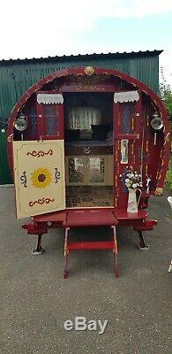 Genuine Hand Made Shepherds Hut Bow Top Gypsy Wagon Glamping Summer house