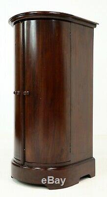 Georgian Style Bow Front Mahogany Drinks Cabinet FREE NATIONWIDE DELIVERY