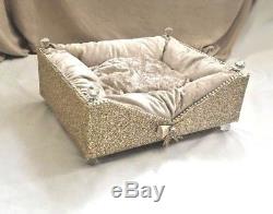 Glitter & Crystal BOW WOW BED Dog & Cat Sofa Bed