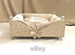 Glitter & Crystal BOW WOW BED Dog & Cat Sofa Bed
