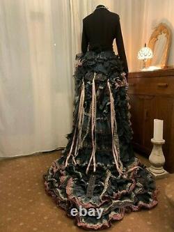 Gothic Wedding dress Steampunk wedding skirt Fairy wedding RitaNoTiara FS
