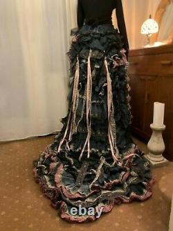 Gothic Wedding dress Steampunk wedding skirt Fairy wedding RitaNoTiara FS