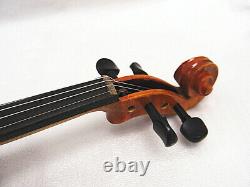 Great 4/4 Hand-made Higher Flamed Violin+Bow+Oblong shape Case #M475